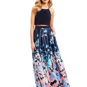 Betsy & Adam Floral Prom/Formal Dress